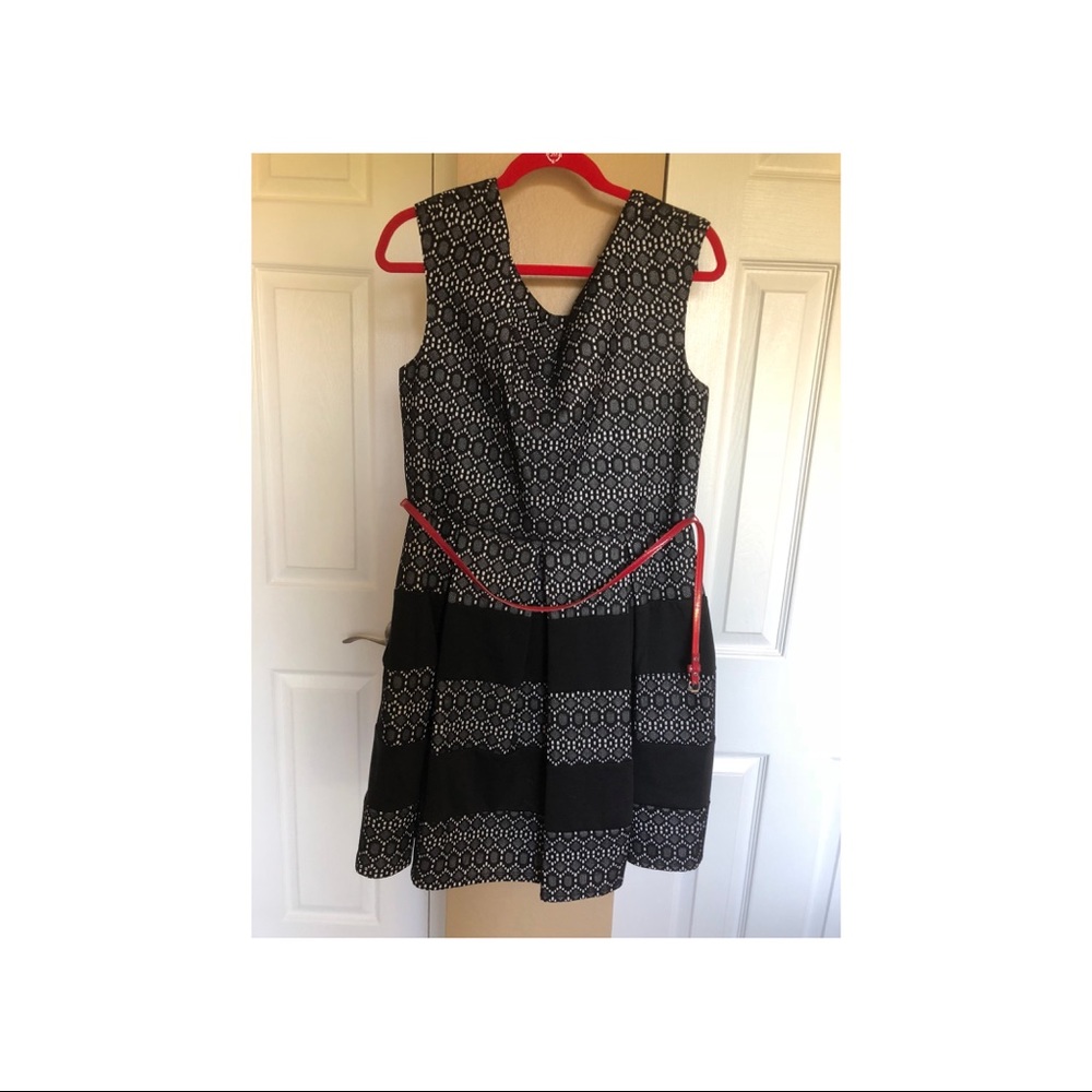 A black and white Tiana B. dress.